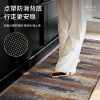 Special kitchen floor mat, oil-absorbent, non-slip, wipeable and wash-free, L-shaped monolithic water-absorbent and dirt-resistant corner mat, customized carpet