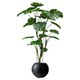 Simulated monstera high-end light luxury fake tree