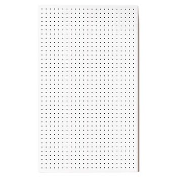 Customizable punch-free kitchen perforated board storage rack