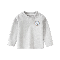 Boys long-sleeved T-shirt spring and autumn 2024 new style baby clothes autumn tops autumn childrens bottoming shirts