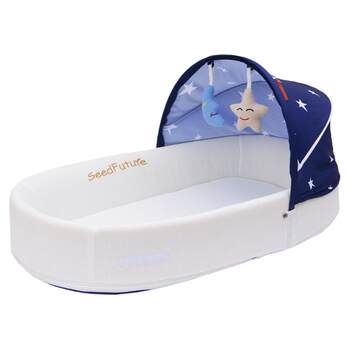 Portable bed-in-bed baby crib foldable newborn bed removable bionic bb bed anti-pressure