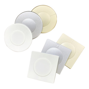 The decorative cover is beautiful and hides ugliness with strong adhesive backing.