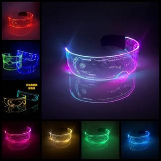 Colorful led light-emitting glasses acrylic technology christmas bar disco party colorful science fiction cool cool