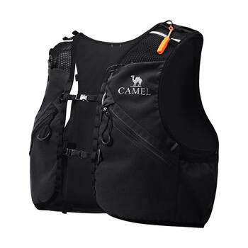 Camel cross-country running backpack sports shoulder marathon vest outdoor professional hiking mountaineering water bag backpack