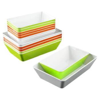 Braised vegetable plate melamine commercial rectangular braised meat shop