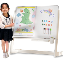 Childrens home magnetic whiteboard stand-type small blackboard drawing board writing board teaching graffiti easel painting can be erased