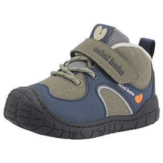 迷你巴拉冬季加绒保暖男童棉鞋防踢宝宝鞋小童鞋女童休闲鞋子