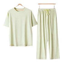 Catman Modal Pajama Pants Womens 2024 New Summer Style Ice Silk Summer Trousers Womens Home Clothes Set