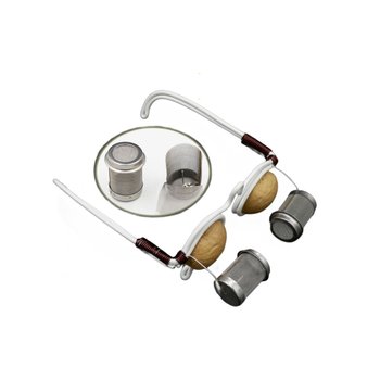 Walnut moxibustion glasses frame eye moxibustion artifact for children and adults for home use of eye-enhancing myopia eye protection fumigation instrument powder
