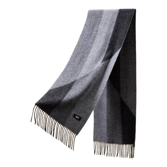 HLA/海澜之家围巾礼品男士保暖秋冬新款礼盒装围脖送男友礼物