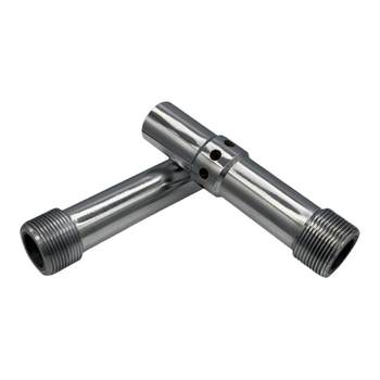 ອຸປະກອນເສີມເຄື່ອງປັ້ນດິນຊາຍຫົວປືນ sandblasting ແຮງດັນສູງ ຖັງປືນກະບອກ sandblasting ປຽກແລະແຫ້ງ ທໍ່ລະບາຍອາກາດ double inlet single air inlet spray gun nozzle