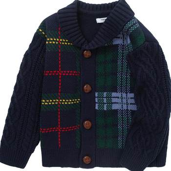 Balabala boys sweater cardigan baby sweater autumn Balabala boys sweater cardigan baby sweater autumn
