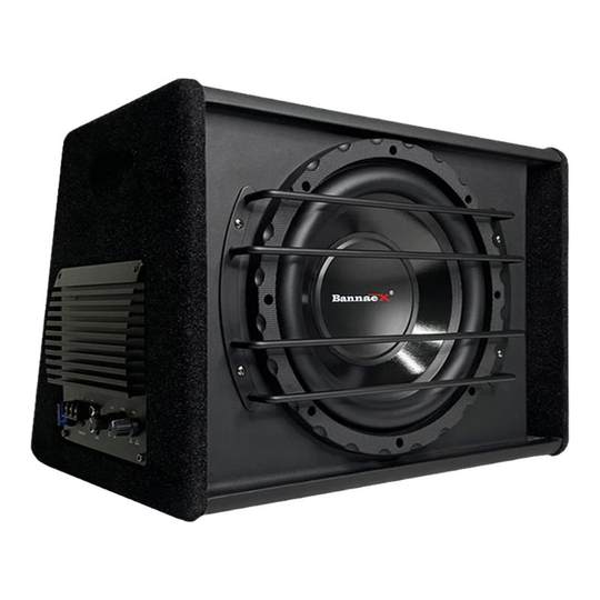 班拿 汽车低音炮10寸有源大功率12V改装车用重低音后备箱车载音响