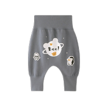 Youqi baby pants new type A elastic cotton trousers with high waist design comfortable and skin-friendly autumn and winter warm butt pants