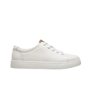 Men's genuine leather white shoes