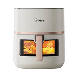 Midea Dual Heat Source Air Fryer New Model for Home Use, Multifunctional Oven, Large Capacity, Touch Control, Visual Electric Fryer
