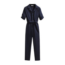 Faye Wong, the same high -end sense leisure pants 2024 spring and summer new women's temperament work jumpsuit set