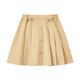POLOWALK girls short culottes 2026 summer new product A-line pleated crotch-covering slim elastic waist culottes