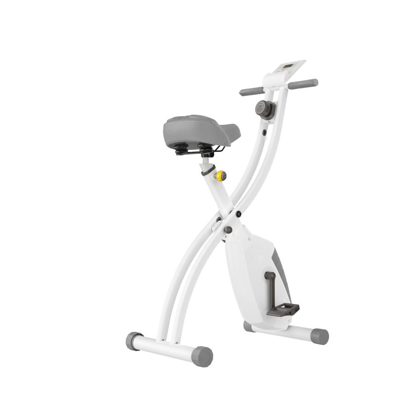 Installation-free folding magnetic exercise bike