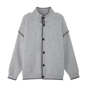Zuoxi boys sweater cardigan coat knitted sweater Zuoxi boys sweater cardigan coat knitted sweater