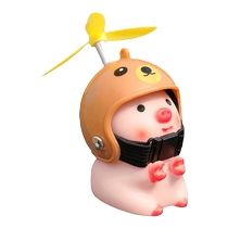 Car interior decorations 2024 new Internet celebrity electric vehicle decoration motorcycle decoration doll bicycle small accessories