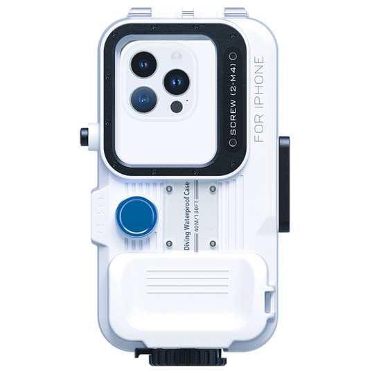 Adecuado para Apple 16ProMax funda para teléfono de buceo iPhone12/13Pro/14Pro/15Pro foto y video subacuáticos de alta definición 17 cubierta protectora impermeable bolsa de natación para buceo profundo antipresión a prueba de explosiones