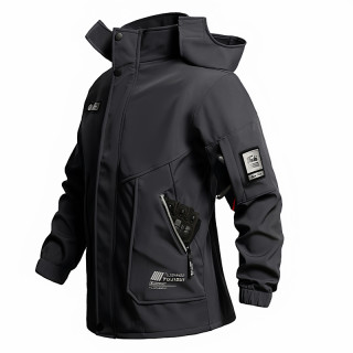 Autumn and winter velvet work clothes suit men's jacket