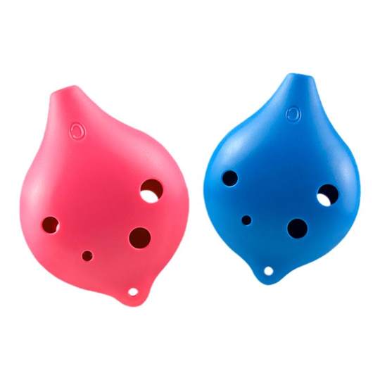 金蝉初学入门6孔中音C调陶笛专业AC树脂六孔笛子儿童学生吹奏乐器