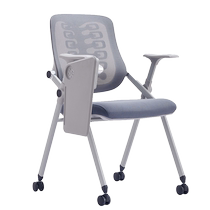 Folding training chair with table board and writing board conference chair staff office chair combination table and chair integrated conference room chair