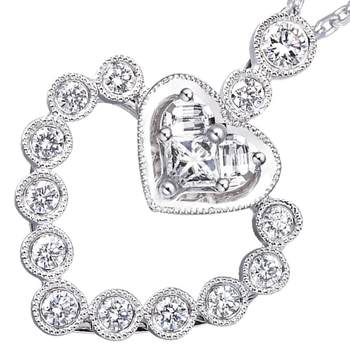 Chow sang sang jewelry white diamond pendant