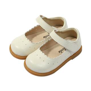 Carter rabbit girls' leather shoes with stylish spring soft soles