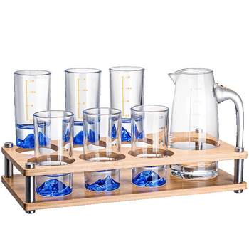 Creative and luxurious white wine glass dispenser