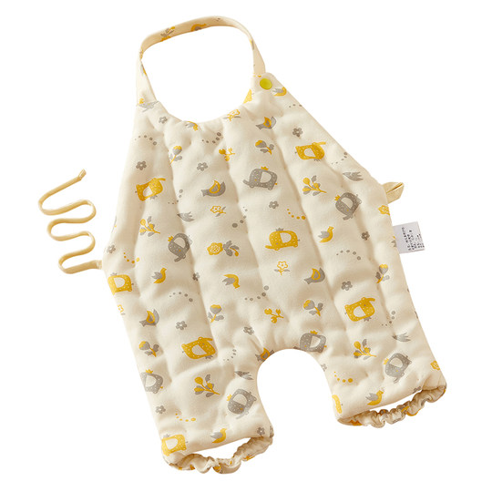 Baby pure cotton handmade thickened lace-up leg and belly protector