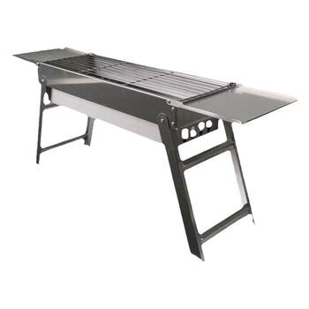 Stainless steel barbecue grill outdoor household charcoal stove