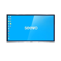 Seewo hivo enseignant formation tout-en-un tablette graphique simple tablette multimédia écran tactile multimédia TV écran ordinateur MC65FEE75 986 pouces blackboard tactile en direct grand écran interactif