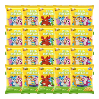 未零DHA奶酪玉米花鹿战队儿童零食泡芙卷满59元送婴儿宝宝湿巾
