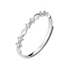 Ming brand star leaf 925 silver ring