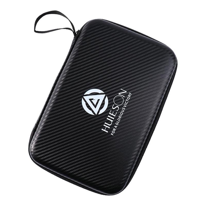 Durable waterproof large capacity hard shell table tennis racket case