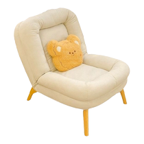 Guidian lazy sofa can lie down and sleep single person nap leisure chair bedroom reading recliner small sofa folding chair