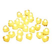 LED电子蜡烛灯浪漫求婚创意布置用品生日心形场景道具装饰万圣节