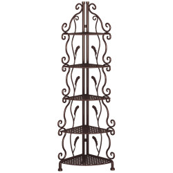 Bathroom Storage Rack, Triangular Floor-Standing Toilet Storage Shelf, Magic Corner Storage for the Toilet
