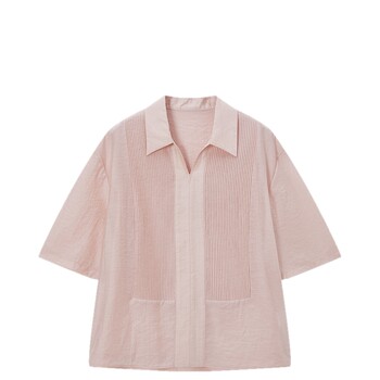 Finity ເສື້ອຍືດຄໍຄໍ chiffon