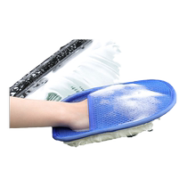 Car wash gloves waterproof bear paw special car brush chenille no damage to the paint coral velvet rags supplies and tools