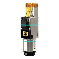 10000-level shielded pressure-free crystal head over 6 7 8 and 8 tool-free network cable head no wiring 10 Gigabit connector