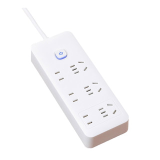 21-hole power strip comes with wall-climbing stickers for multi-hole safety to prevent accidental touch
