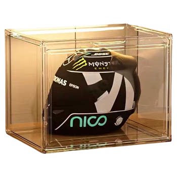 Storage box magnetic suction door is super hard, fully transparent and large