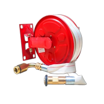 Light fire hose box lightweight fire hose cabinet fire hose reel self-rescue turntable water belt household water pipe