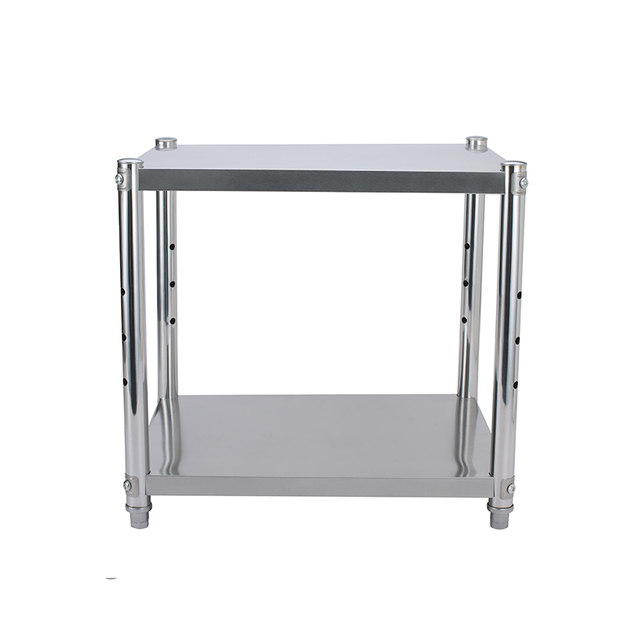 Stainless steel floor-standing square two-story kitchen double-layer