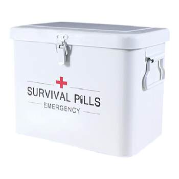 Portable household medicine box multi-layer finishing tool box