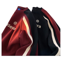 American hiphop dress mans spring wine red hockey clothes coloured teen coat